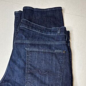 7 for all mankind austyn straight leg jeans, size 36